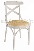 Венский мягкий эмалированный стул (экокожа-песок) арт. 842710
